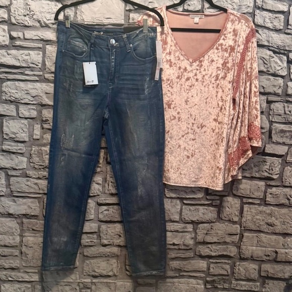 NWT Seven 7 embellished Jeans size 10 - Picture 7 of 7